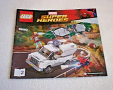 LEGO DC Comics Super Heroes Assembly Booklet 2017 #76083