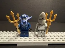 LEGO Minifigure Lot: Manta atl003+ Shark Warrior atl004 8077 8073 Atlantis (b3)