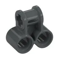 LEGO Part 32291 - Dark Bluish Gray Technic Axle and Pin Connector Perpendicular