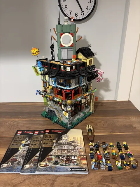 LEGO The LEGO Ninjago Movie: NINJAGO City (70620) 100% Complete - Adult Owned