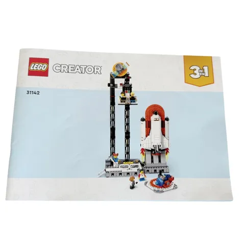 LEGO Creator 31142 Instructiont Manual Space Roller Coaster 3-in-1 White 2023