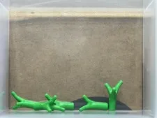 LEGO Parts - Bright Green Plant Flower Stem Bar 3 Stems Short - No 68211 - QTY 5