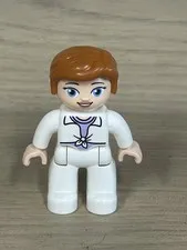 Lego Duplo Figure Jurassic World CLAIR DEARING Building Block Toy Redhead Woman