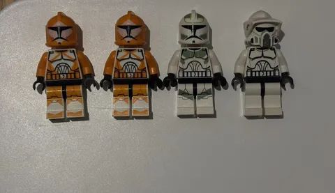 LEGO Star Wars 7913 Clone Trooper Lot, (2) sw0299 sw0298 sw0297, NO DAMAGE