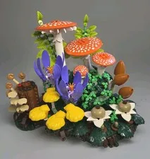 11505 - LEGO Botanicals Woodland Mushrooms With Instruction Book No Box