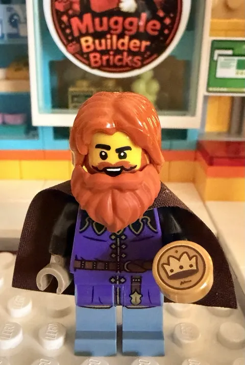 Lego Medieval Queen's Tax Collector Minifigure With Accessory