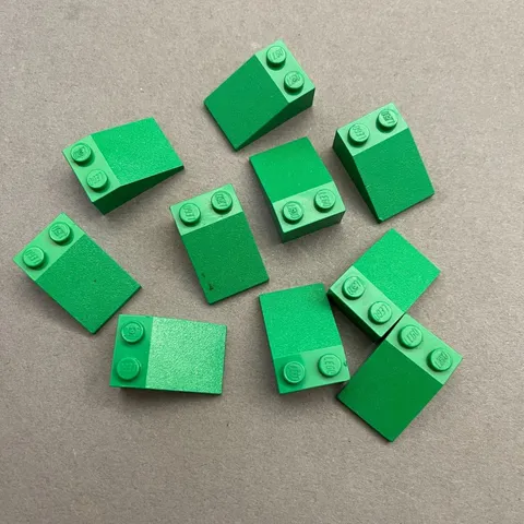 Lego 3298 Green Replacement Parts Pieces Lot of 10