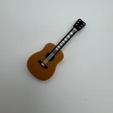 LEGO Minifigure Accessory Acoustic Guitar Brown Musical Instrument 25975