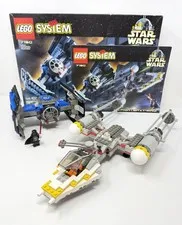 LEGO Star Wars 7150 TIE Fighter & Y-Wing 100% Complete Box Manual Vintage 1999