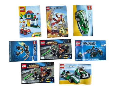 Lego Instruction Book Lot 7615 70787 6743 70723 76012 76012 Batman Ninjago