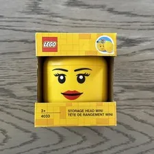 NEW LEGO- STORAGE HEAD MINI- FEMALE- 4033