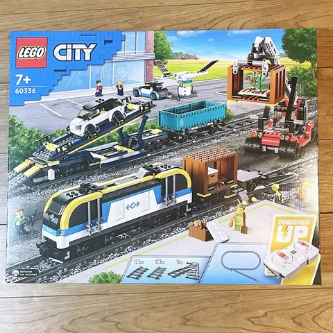 LEGO CITY Cargo Train 60336 Toy Blocks Powered Up Function 1153 Pieces
