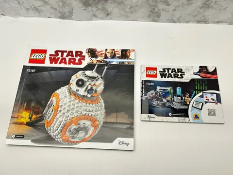 Lego - Instruction Manuals Only - STAR WARS - # 75187 BB 8 & 75246
