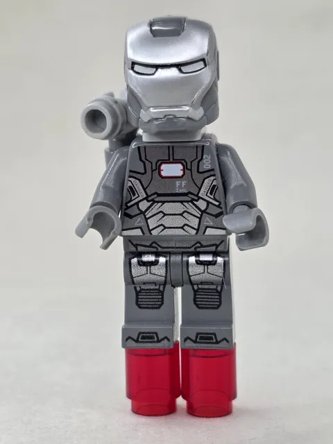 LEGO Minifigure Marvel War Machine SH0066 Iron Man 3 76006 w/ Accessories 8q
