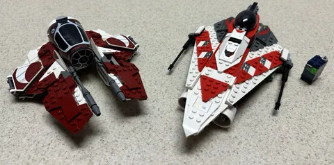 LEGO Star Wars: Ahsoka's Jedi Interceptor 75401 & Jedi Bob's Starfighter 75388