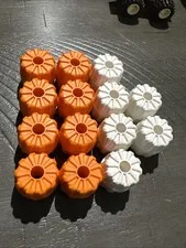 Lego  Wheel Hard Plastic Small (22mm D. x 24mm).6118 Lot Of 14
