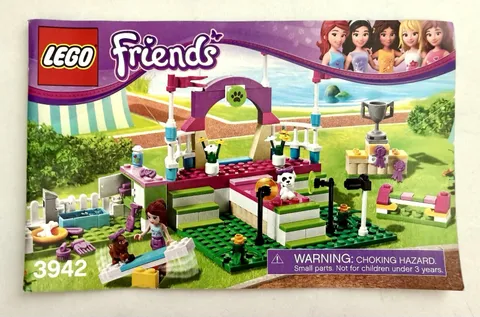 Lego Manual Only  Lego Friends #3942 Heartlake Dog Show