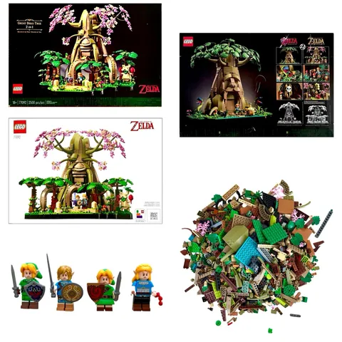 LEGO 77092: The Legend Of Zelda - Great Deku Tree 2-In-1 (Incomplete)