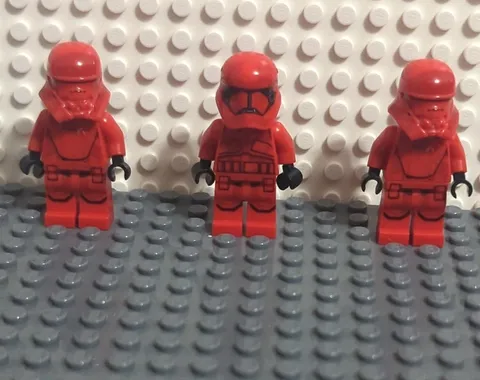 LEGO Star Wars Minifigure Lot (x3) - 1x Sith Trooper & 2x Sith Jump Troopers