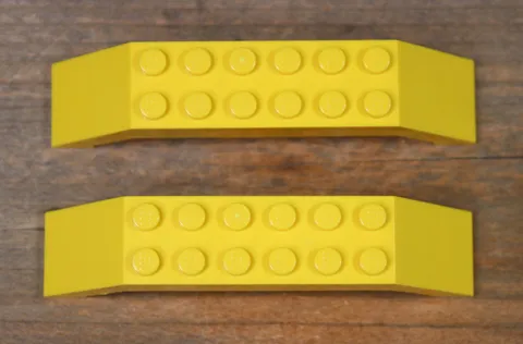 LEGO 30180 Yellow Slope 45 10 x 2 x 2 Double Qty 2