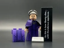 LEGO Star Wars PTC Custom Thunderous Senator Padme Amidala Minifigure NEW