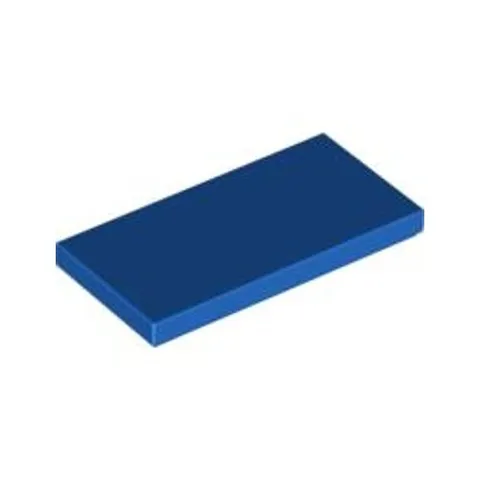 Lego Bricks 10x Bright Blue 2x4 Tile Flat Thin Studless Plate 4560180 87079 NEW
