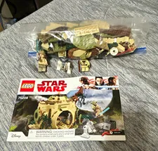 LEGO Star Wars 75208 Yoda's Hut complete w/ Yoda Luke R2-D2 Minifigs, No Box