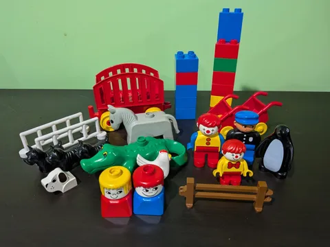  LEGO Duplo Figures, Animals and People plus Bricks and Accessories 