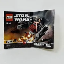 Lego 75196 Star Wars Microfighters Series 5 - A-Wing/Tie INSTRUCTION MANUAL ONLY
