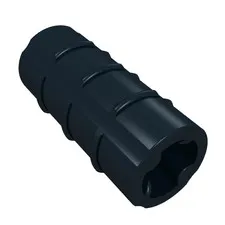 LEGO Part 6538b - Technic Axle Connector Ridged [with x Hole x - Pick Your Color