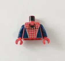 2004 Lego Marvel Super Hero SPIDER MAN 3 Minifigure SPD028 Torso Only EXCELLENT
