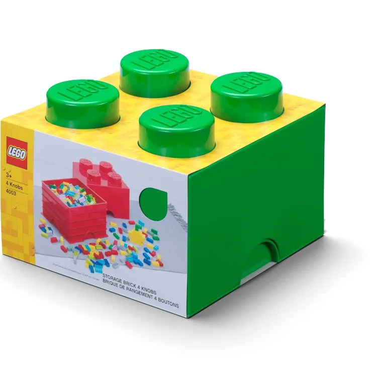 LEGO Storage Products: 40030634 4-Stud Brick Dark Green NEW