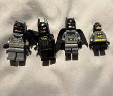 LEGO Batman Minifigure Lot of 4 Assorted Figures w/ Capes Age 5+