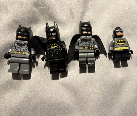 LEGO Batman Minifigure Lot of 4 Assorted Figures w/ Capes Age 5+