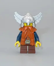 LEGO Castle Dwarf beard helmet wings Fantasy Era minifigure 7040