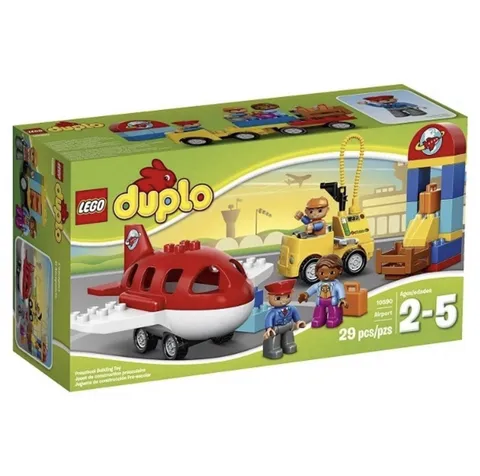 LEGO DUPLO Airport 10590 Complete Set 29 Pieces Ages 2-5 Box