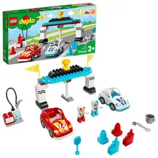 LEGO DUPLO Town Race Cars 10947 Building Toy; Developmental Playset for Toddlers