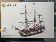 LEGO Bricklink Series 7 Privateer Frigate Fortuna 910059 Factory Sealed In Hand!