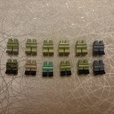 Citizen Brick Custom LEGO Gaiter Boot Military Legs, Lot of 12