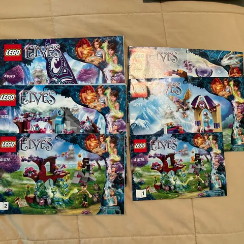 Lot LEGO Friends/Elves Instructions Booklets 41071 41072 41073 41076  41171