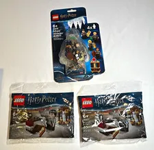 LEGO Harry Potter Bundle – 40419 Accessory Set + 30407 Polybag + Bonus - New