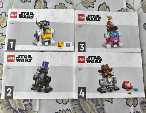 lego instructions star wars 75392 manual issues 1-4 2024 with insert