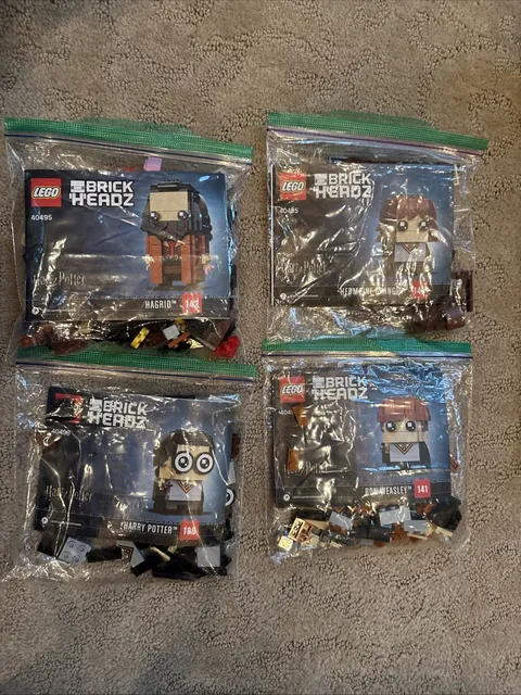LEGO Harry Potter BrickHeadz 40495 Harry Hermione Ron & Hagrid Set 100%