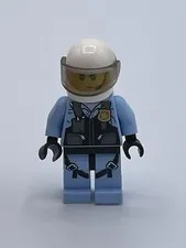 LEGO Minifigure City Police cty1148 30367 Helicopter Pilot Loose Minifigure