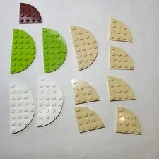 Lego Semi Circle Quarter Circle Flat Tiles Assorted