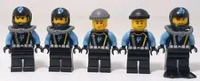 Lego Aquazone Aquaraiders Diver 5 Minifigure Lot