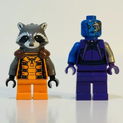 Lego Super Heroes sh0121 Nebula & sh0122 Rocket Marvel Guardians of the Galaxy