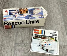 Lego VINTAGE 460 Rescue Units BOX & BUILDING MANUAL ONLY