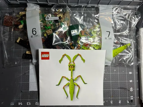 LEGO Ideas: The Insect Collection (21342) Mantis Only,No Box, Instructions Only