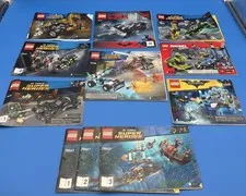 LEGO DC Super Heroes Batman MANUAL LOT - 76027, 76181, 76098, 70901, 76025